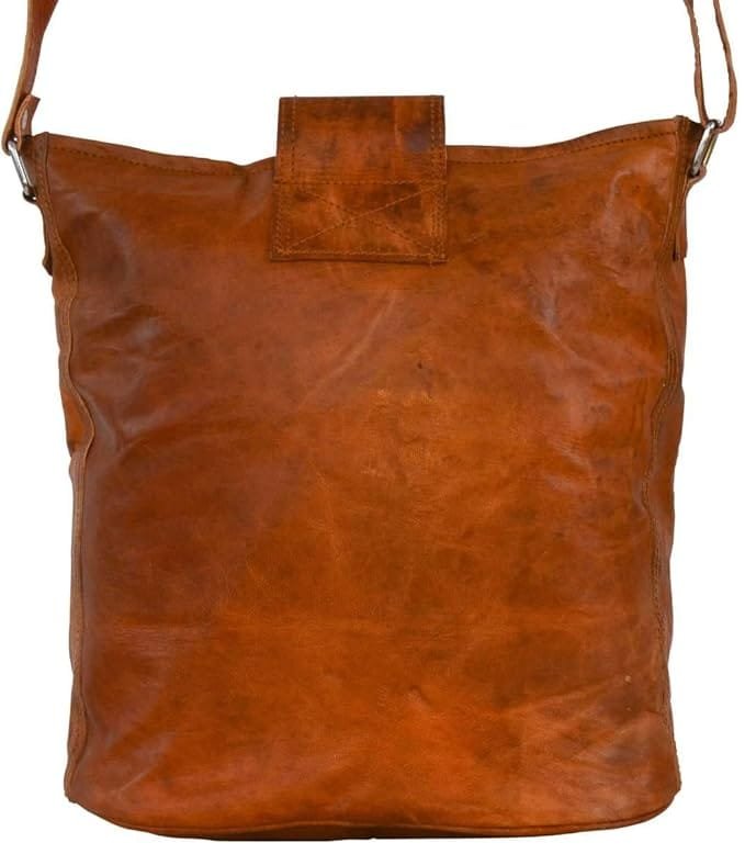 Women's Leather Brown Tote Bag